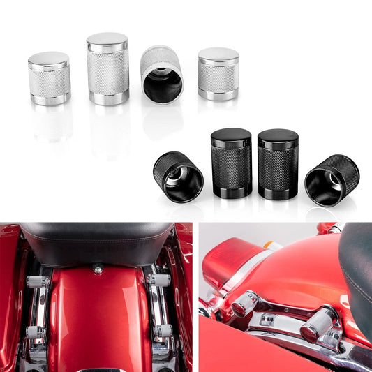 Sier afdek beschermdoppen voor Harley Davidson connector docking