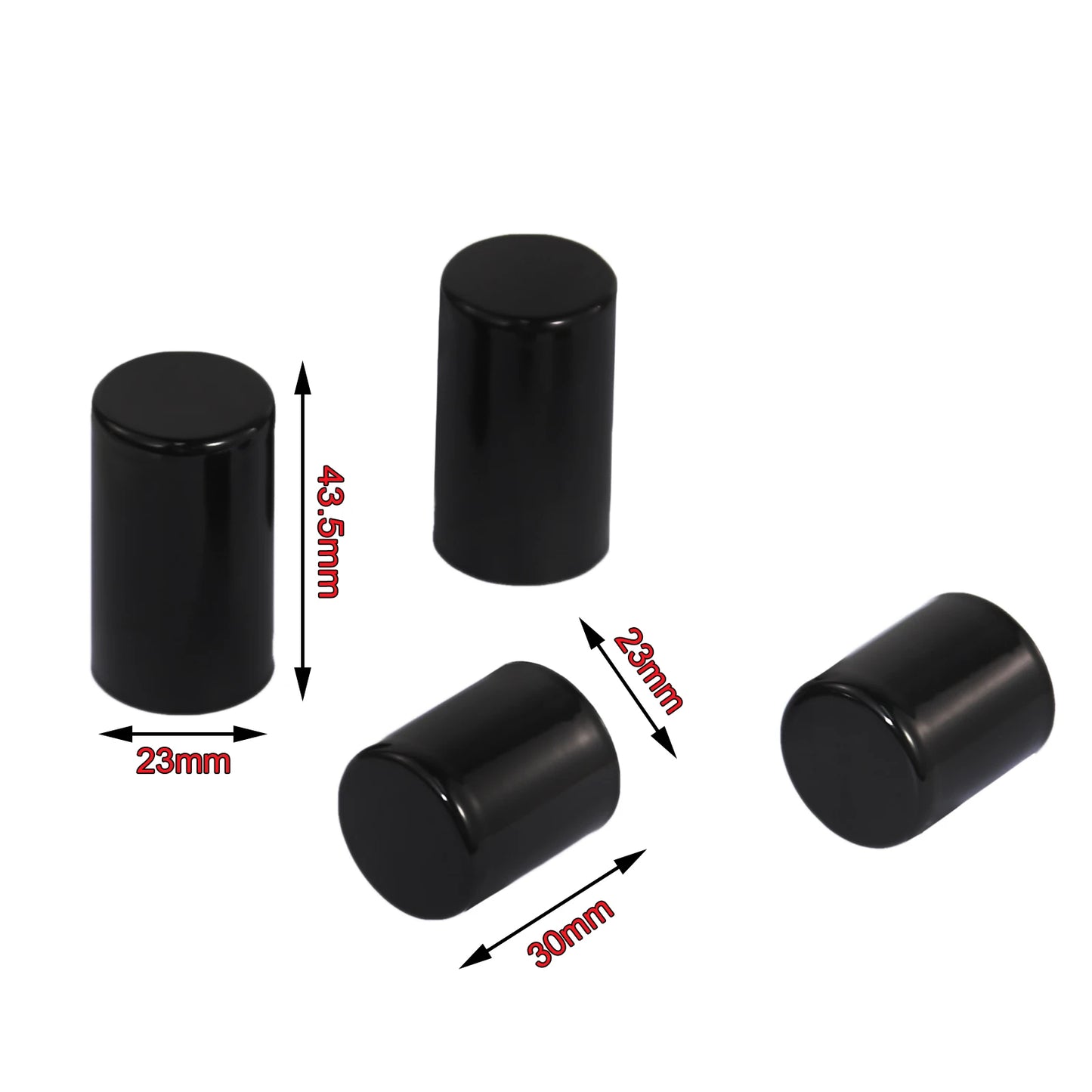 Gladde afdek beschermdoppen voor Harley Davidson connector docking touring bikes
