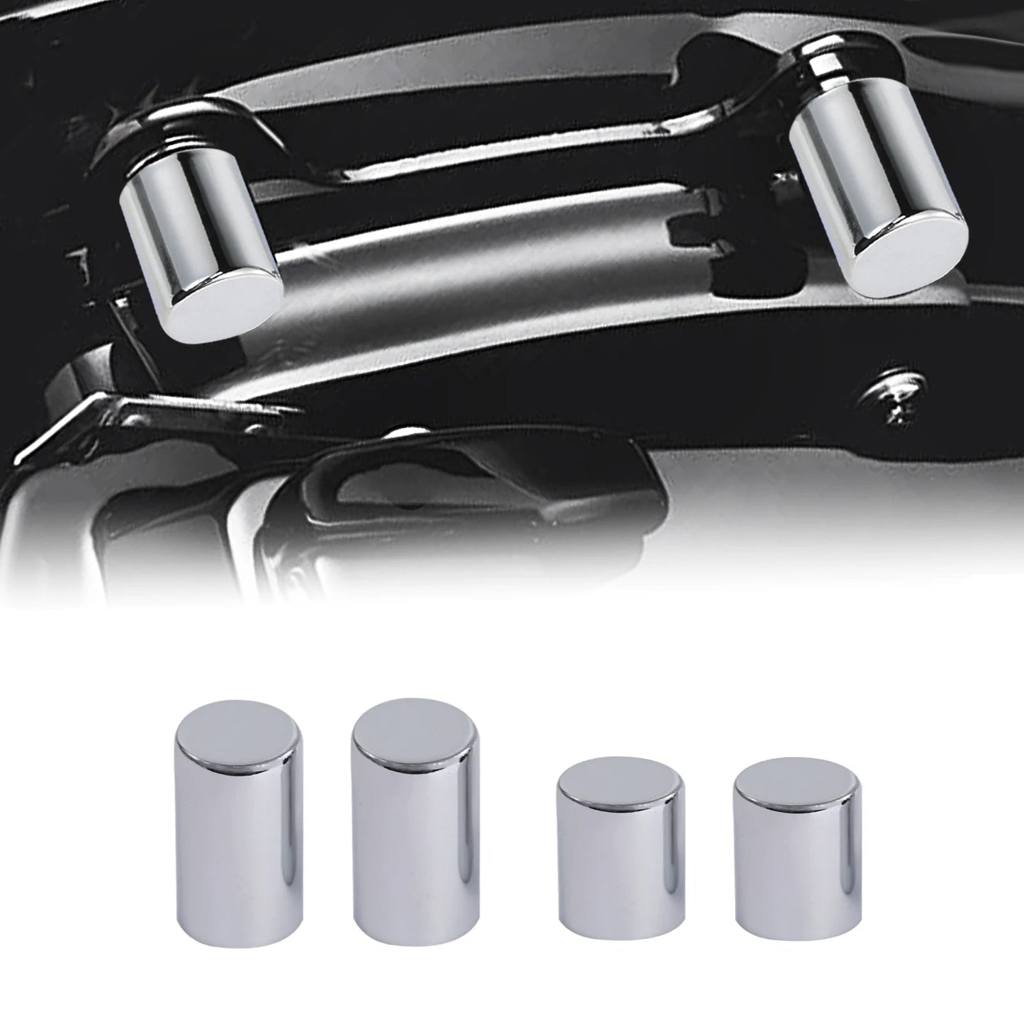 Gladde afdek beschermdoppen voor Harley Davidson connector docking touring bikes