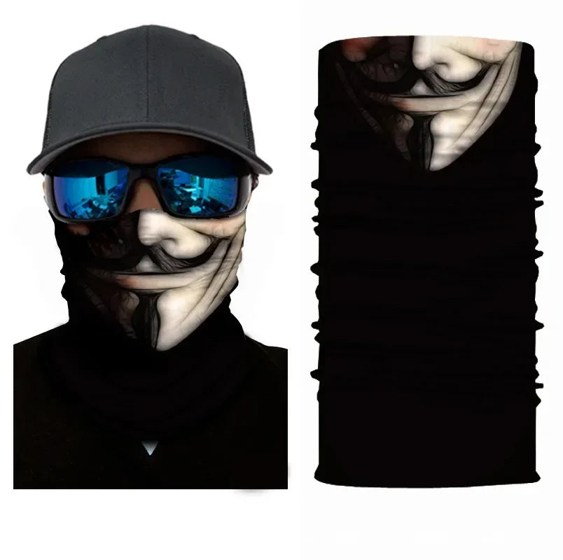 Gezichtsdoek masker anti vliegen vuil mond- en nekbeschermer bandana.