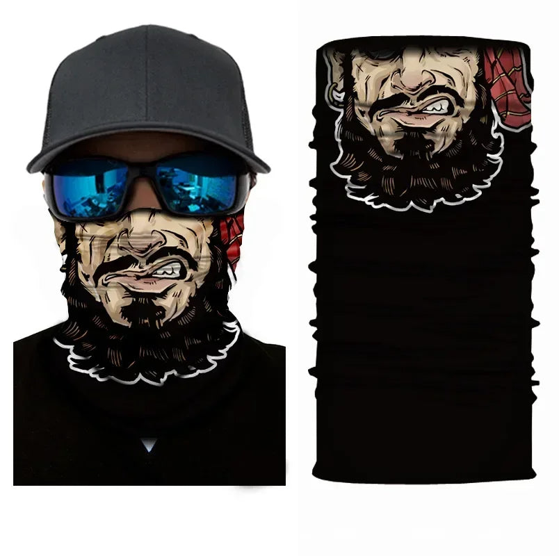 Gezichtsdoek masker anti vliegen vuil mond- en nekbeschermer bandana.