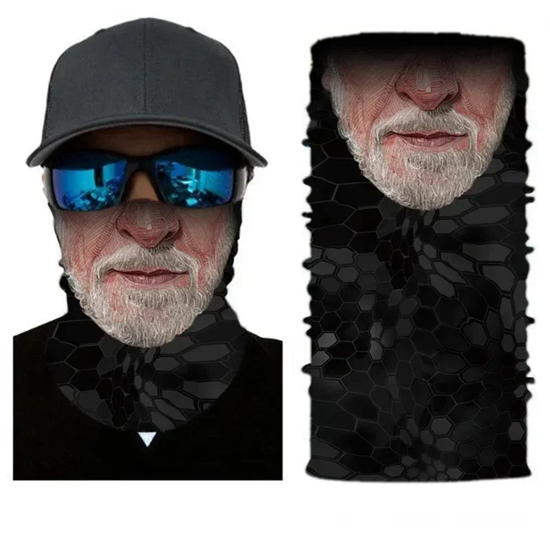 Gezichtsdoek masker anti vliegen vuil mond- en nekbeschermer bandana.