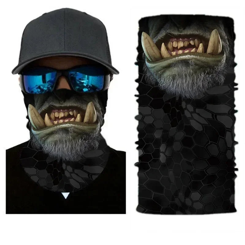 Gezichtsdoek masker anti vliegen vuil mond- en nekbeschermer bandana.