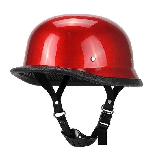 Rode duitse pothelm halve helm
