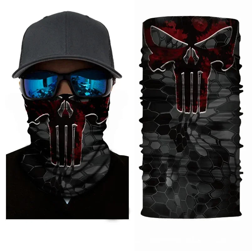 Gezichtsdoek masker anti vliegen vuil mond- en nekbeschermer bandana.